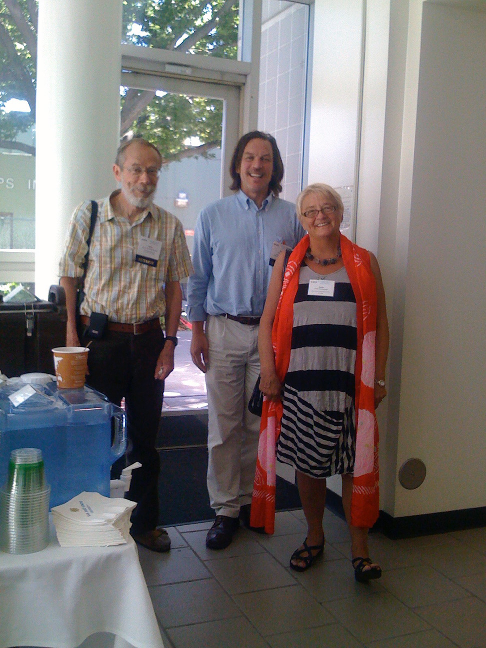 Rory Lewis with Jerzy Grzymała-Busse and Professor Anita Wasilewska